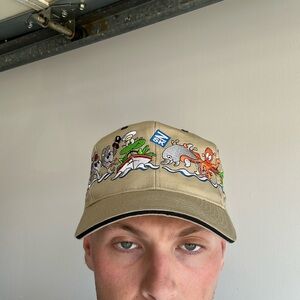 Vintage Embroidered 90s Velcro Hat